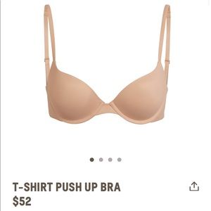 EUC SKIMS T-Shirt Push-Up Bra 32B